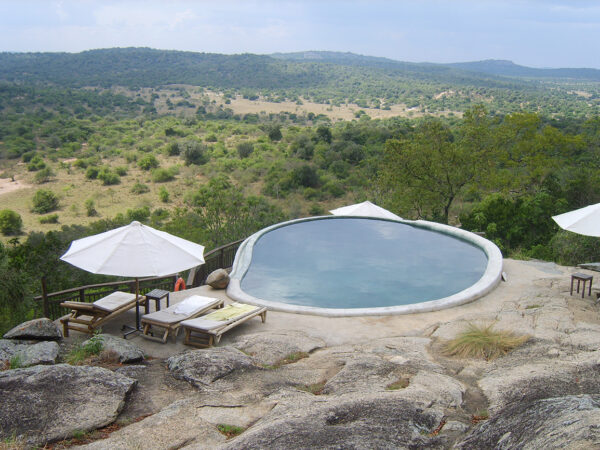 Eco-friendly Mihingo Lodge near Lake Mburo.
