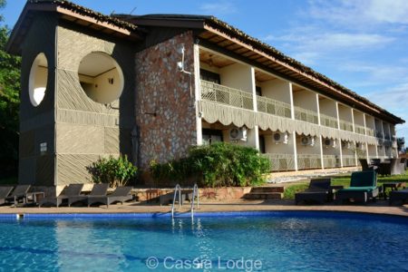Cassia Lodge pool side, Kampala, Uganda