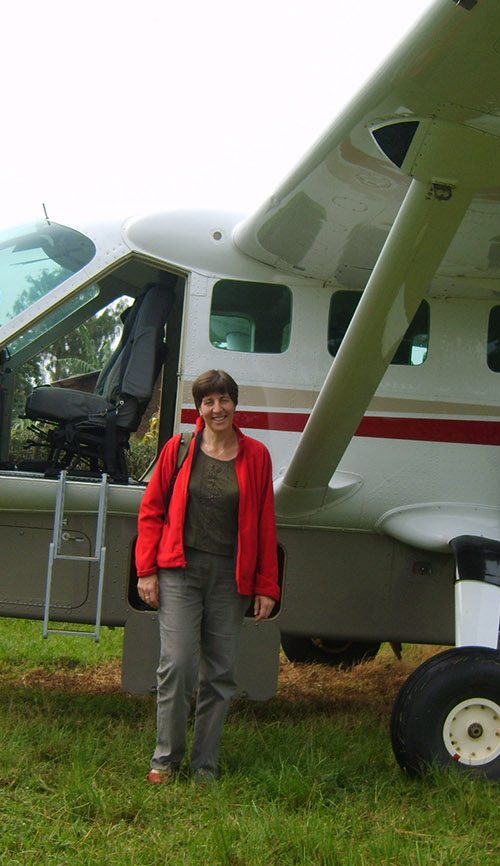 Domestic flight plane in Uganda.