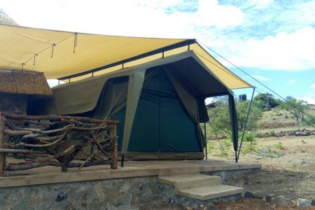 Kidepo Savannah Lodge tent