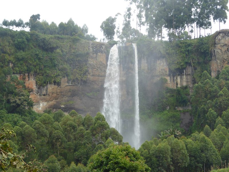 Sipi Falls in Uganda.