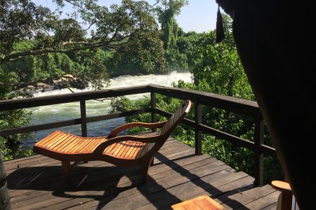 River Nile from Wild Waters Lodge, Jinja, Uganda