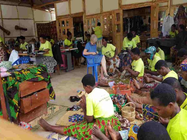Craft classes at ride for woman aimed at empowering local women of Bwindi