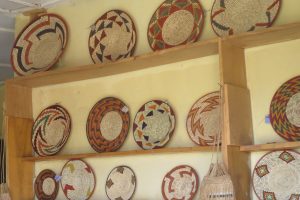 Local baskets made by Rubona basket weavers