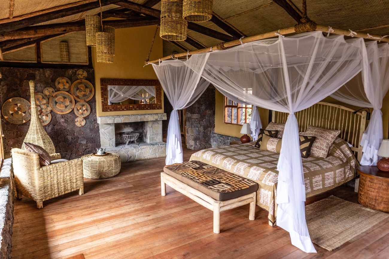 Mt Gahinga Lodge double room