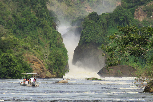 Boat tour of Murchison Falls and the River Nile with Venture Uganda