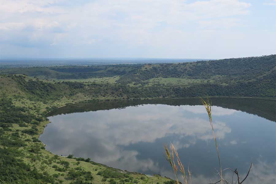 Rift Valley explosion crater Queen Elizabeth National Park, Uganda