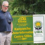 A guest at Kibale National Park in Uganda
