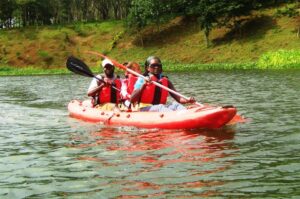 Kayaking on the Nile in Jinja