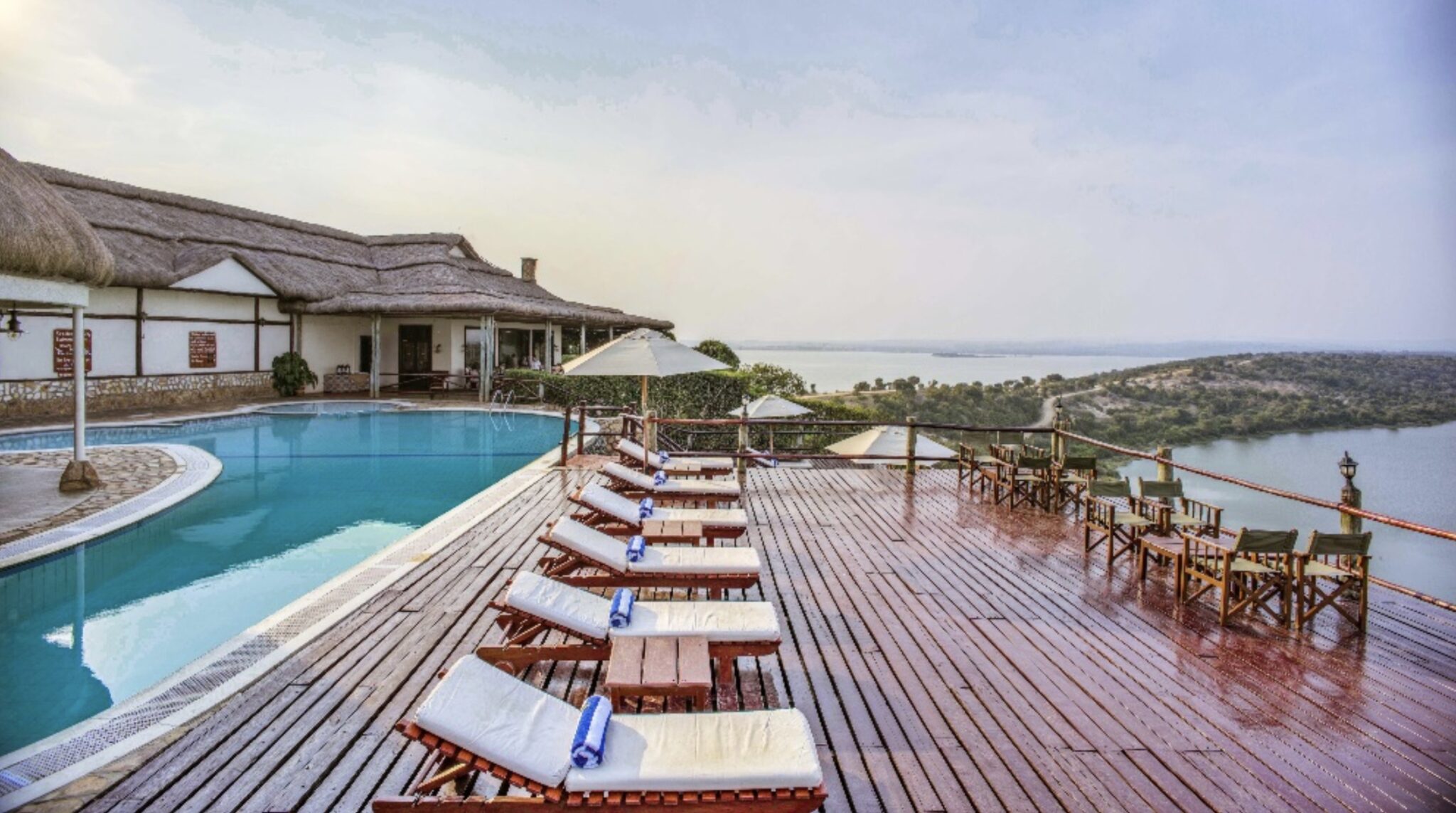 Mweya Lodge Mweya Lodge overlooking Kazinga Channel