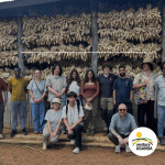 University Masters students visit maize storage facility of farmers coop